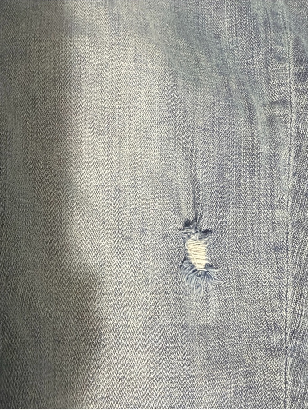 Cosmic Blue Love- High-rise Slim Stretch Jeans, Size 32 - Picture 12 of 13